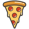 PIZZA by the SLICE logo