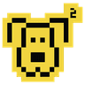 Kwadratowy Pies Pizza logo
