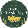 Dwie szklanki mąki logo